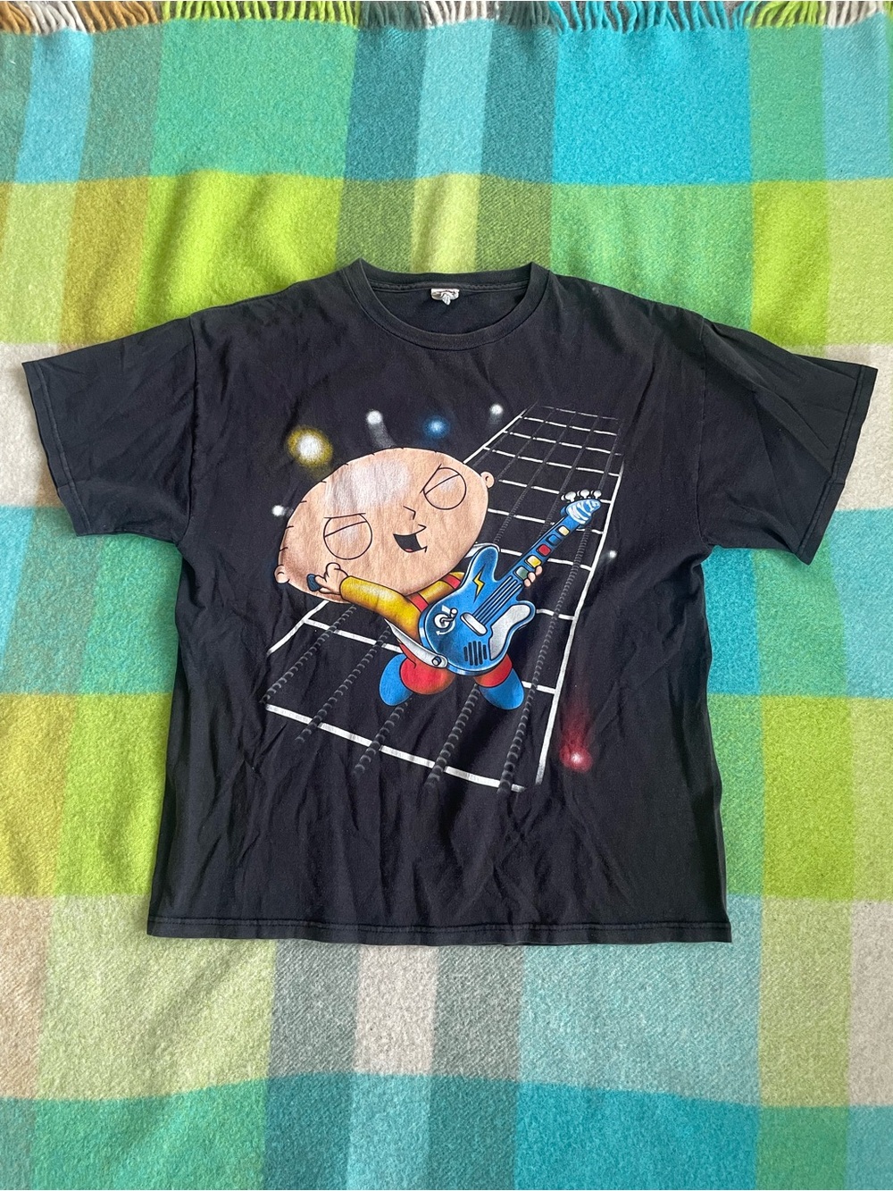 Vintage Stewie Griffin black graphic tee